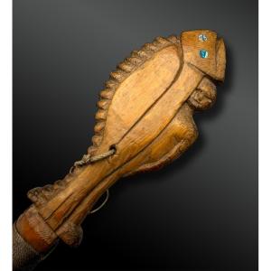 Anthropomozoomophric Fishing Hook - Tlingit Culture, British Columbia