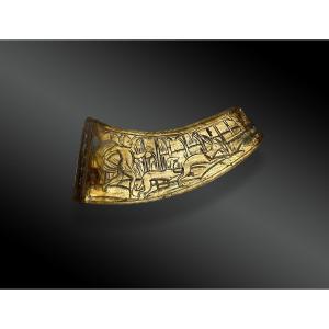 17th Century Engraved Powder Jar Body