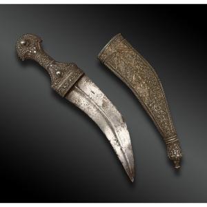 POIGNARD appelé Jambiya - Yemen - XIXème siècle