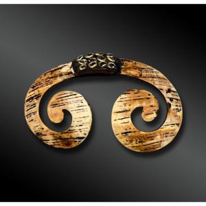 Nose Ornament Called Bipane - Asmat Culture, Papua New Guinea - First Half Of The 20th Century 