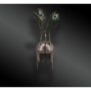 CASQUE INDO-PERSAN "KÛLAH-KHUD" Iran, époque Qâdjâr, XIXe siècle.