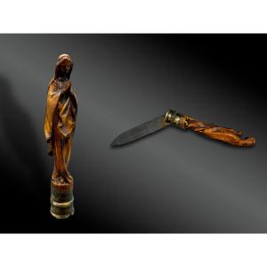 Folding Knife Signed Utixier - France - XIXth Century