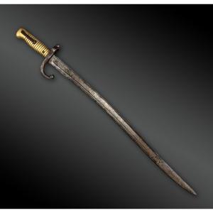 SABRE-BAÏONNETTE modèle 1866 Chassepot de Manufacture Impériale - France - XIXème siècle