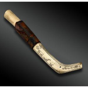 COUTEAU et son FOURREAU Culture Sami, région nord de la Suède, de la Norvège et de la Finlande