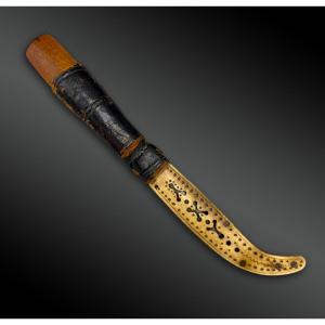 COUTEAU et son FOURREAU Culture Sami, région nord de la Suède, de la Norvège et de la Finlande