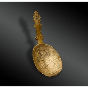 CUILLÈRE Culture Sami, région nord de la Suède, de la Norvège et de la Finlande ainsi que la pé