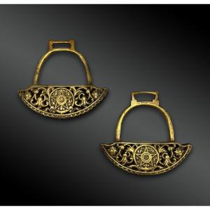 Pair Of Stirrups - Brazil - 20th Century