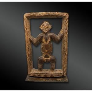 Anthropomorphic Statuette Known As Nzambi - Holo Culture, Democratic Republic Of The Congo