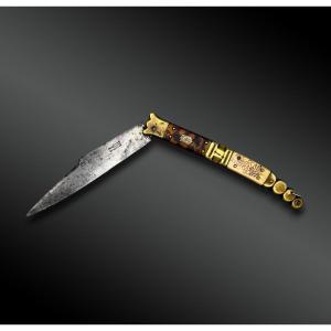 COUTEAU pliant appelé Navaja - Thiers, France - XIXème siècle 