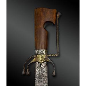 SABRE Nimcha de type meknassi - Maroc - XIXe siècle