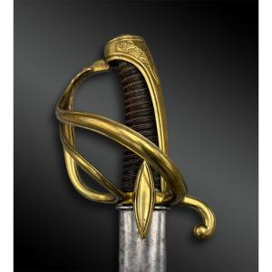 SABRE d’officier de cavalerie légère, modèle de l’An IX - France - Période Restauration