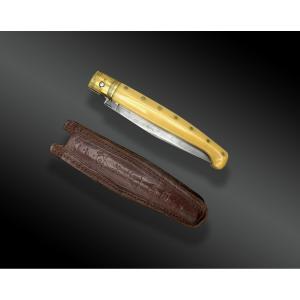 Rujut Pattada Folding Knife – With Case