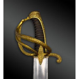 Light Cavalry Officer's Saber, Awarded To The Count Of Lussac - France - Restoration Period