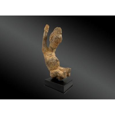 Statuette Anthropomorphe Culture Baoulé, Côte d'Ivoire Première Moitié Du XXème Siècle 