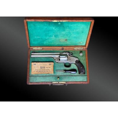 Coffret Nécessaire Revolver Smith Et Wesson Frontier, New-model N°3 Target.