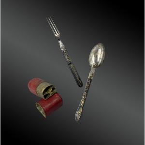 Carlsbad Germany Or Bohemian Travel Cutlery, Eighteenth Century