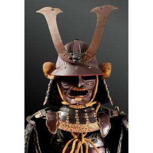 Samurai Armor Signed Japan, 17th Century, Edo Period (1603-1868) Natural Iron