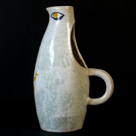 Earthenware Zoomorphic Pitcher By Jean Austruy 60s-photo-2
