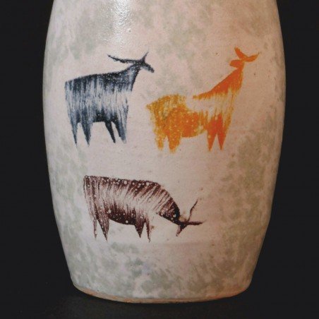 Earthenware Zoomorphic Pitcher By Jean Austruy 60s-photo-3