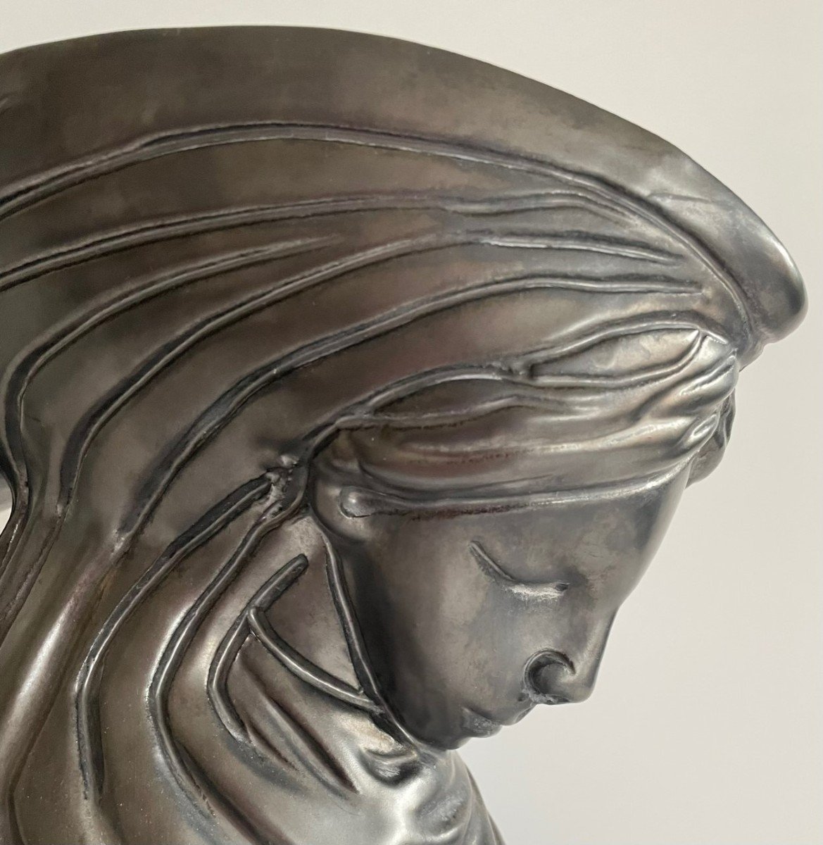 "woman Of The Desert" Ceramic Sculpture By Jean Marais-photo-2