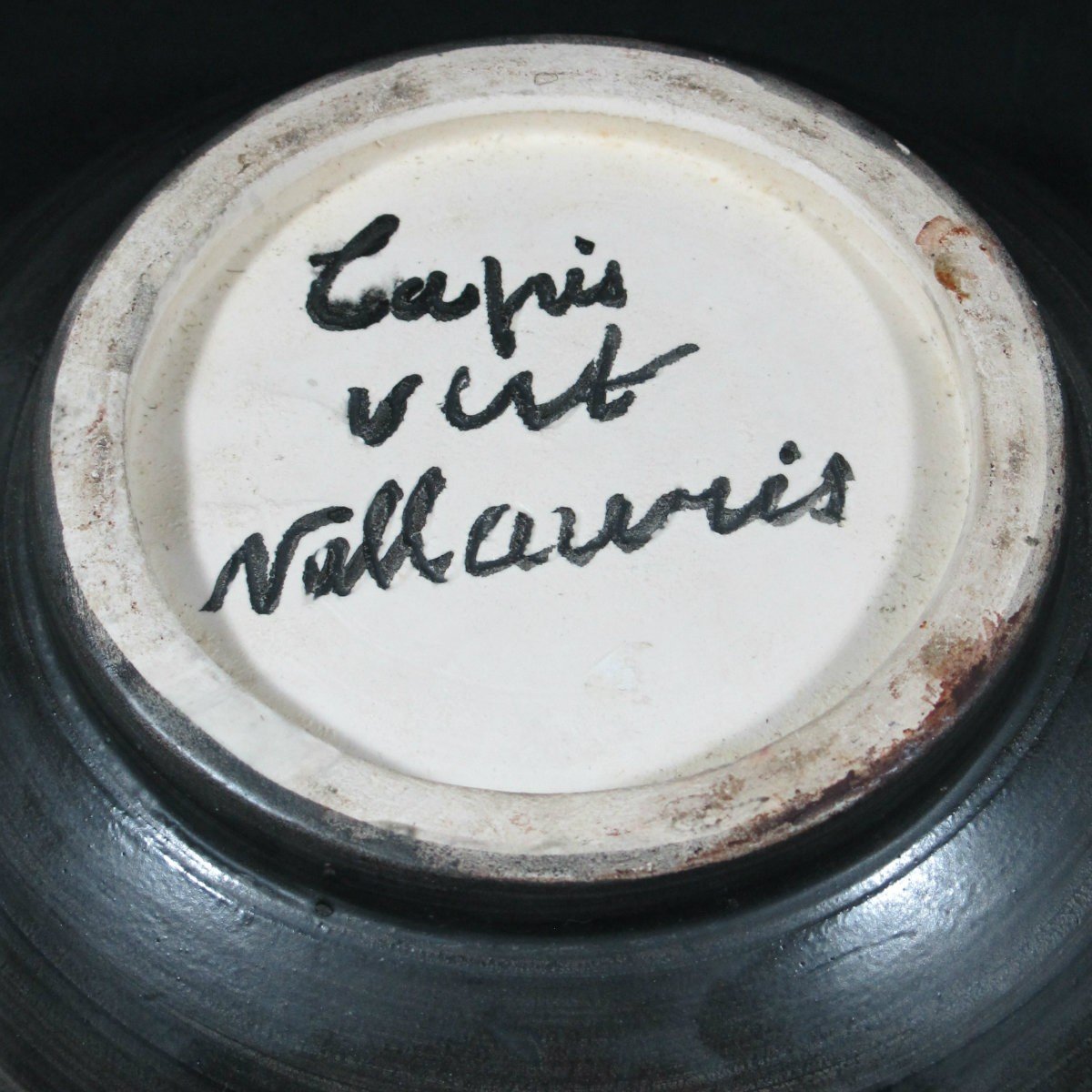 Earthenware Bowl Tapis Vert Factory Vallauris-photo-1