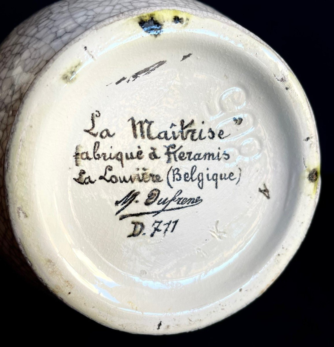 Vase Boch Keramis Maurice Dufrène La Maîtrise 1922-photo-4