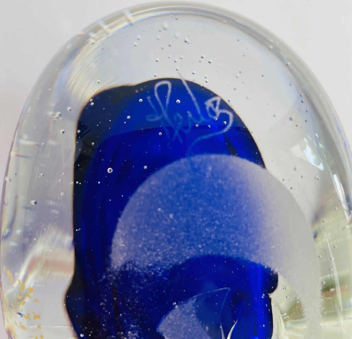 Glass Bottle By Philippe Merloz 20th Century-photo-2