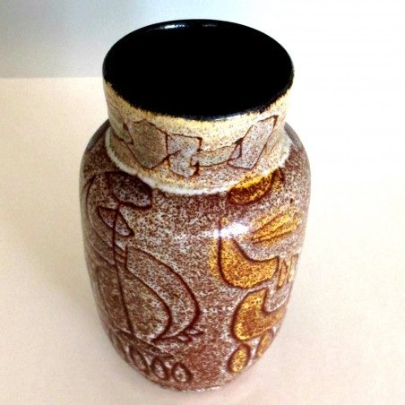 Large French Ceramic Vase Accolay -photo-4