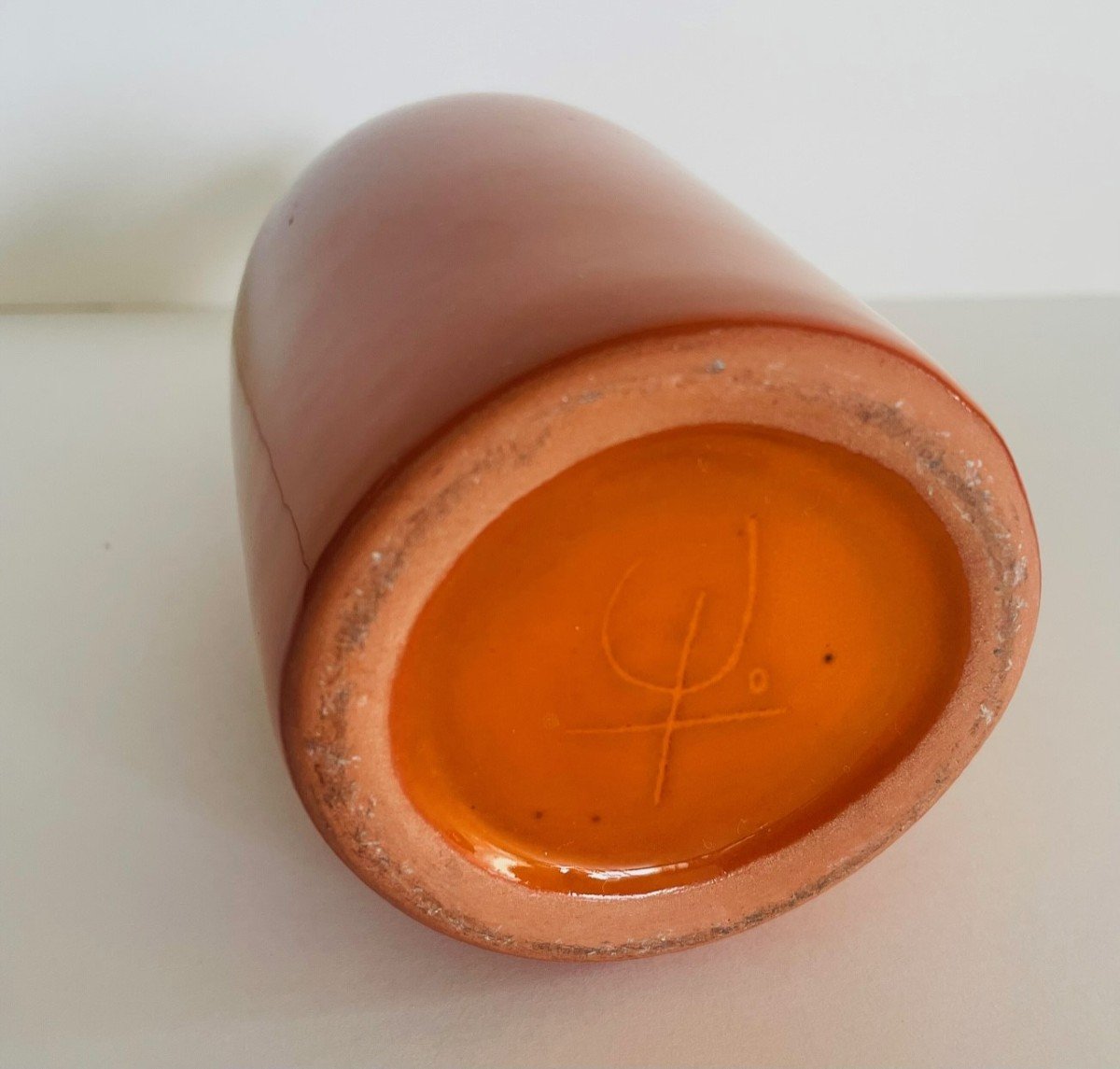 Bouteille en céramique émaillée par Jean Chatoney années 60-photo-4