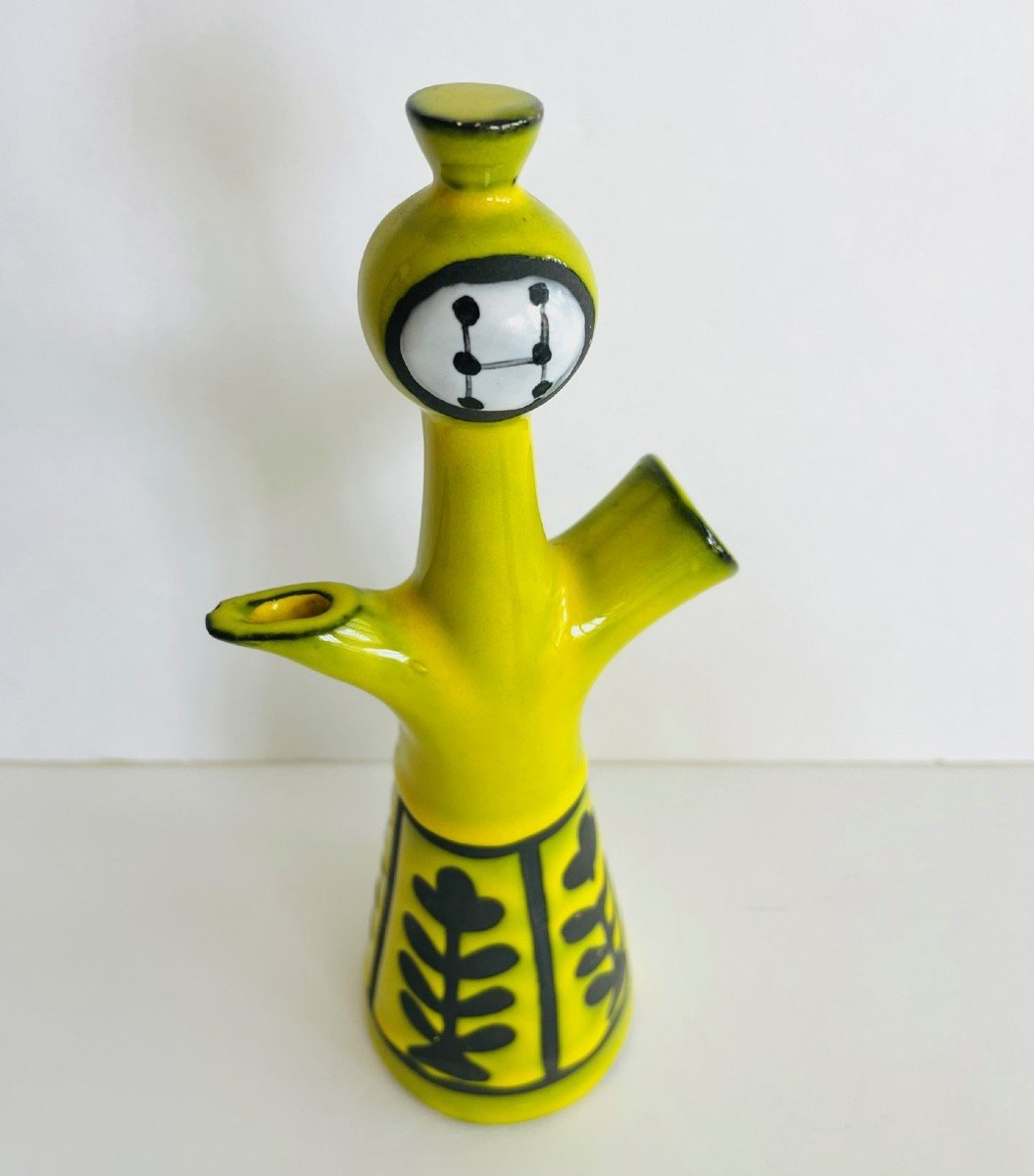 Huilier et vinaigrier anthropomorphes Roger Capron Vallauris-photo-3