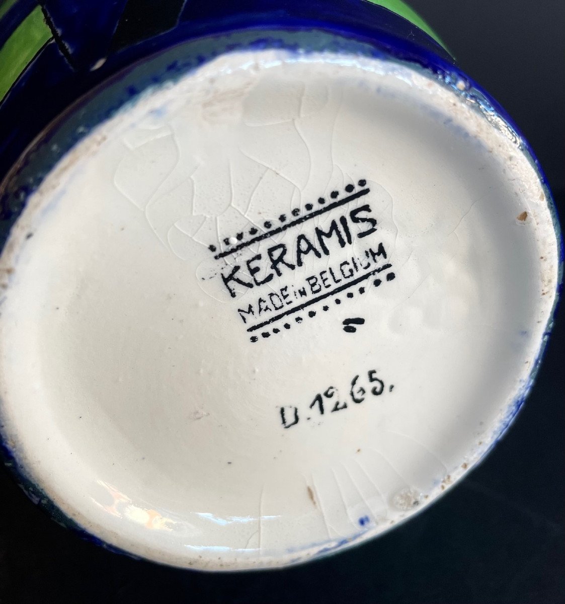 Art Deco Vase Charles Catteau Keramis Boch Frères-photo-2