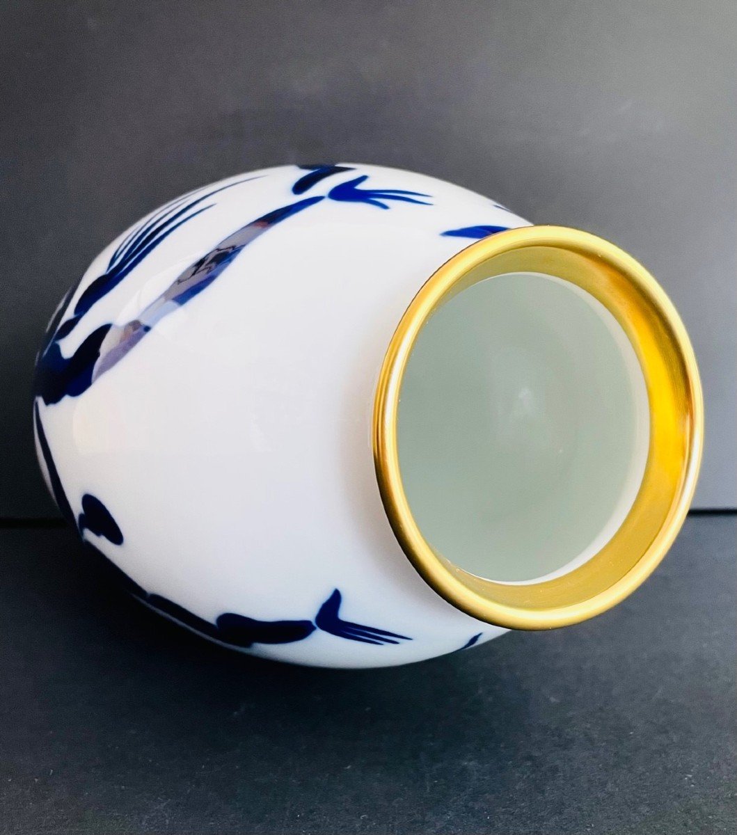 “bacchanale” Vase In Limoges Porcelain By Hervé Van Der Straeten For Bernardaud-photo-4