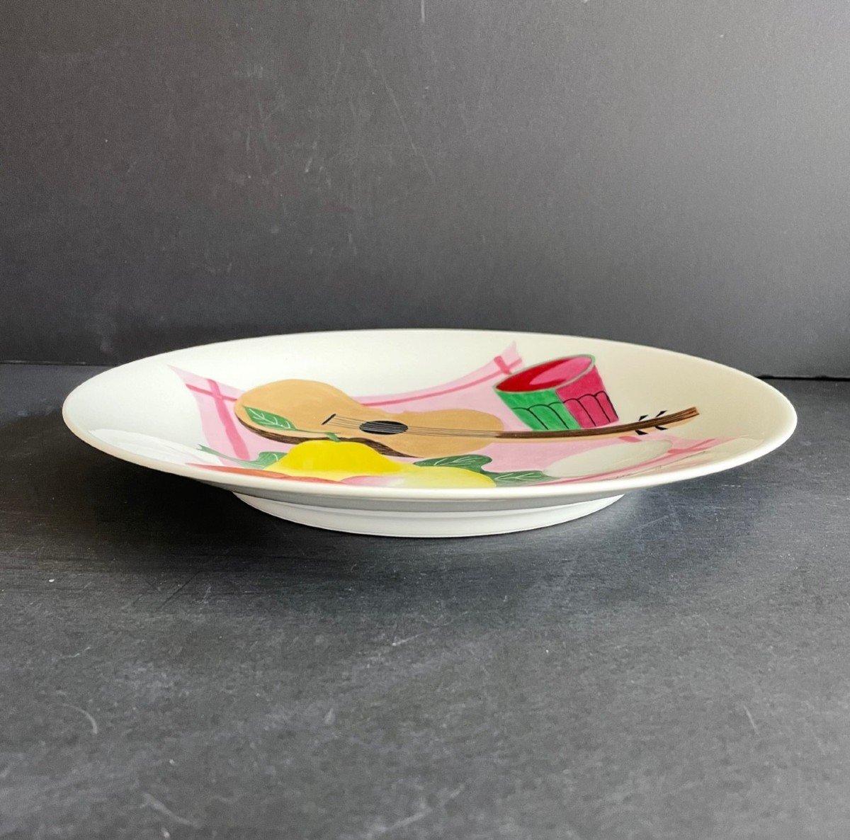 Assiette décorative Colette Guéden pour Primavera porcelaine de Limoges-photo-2