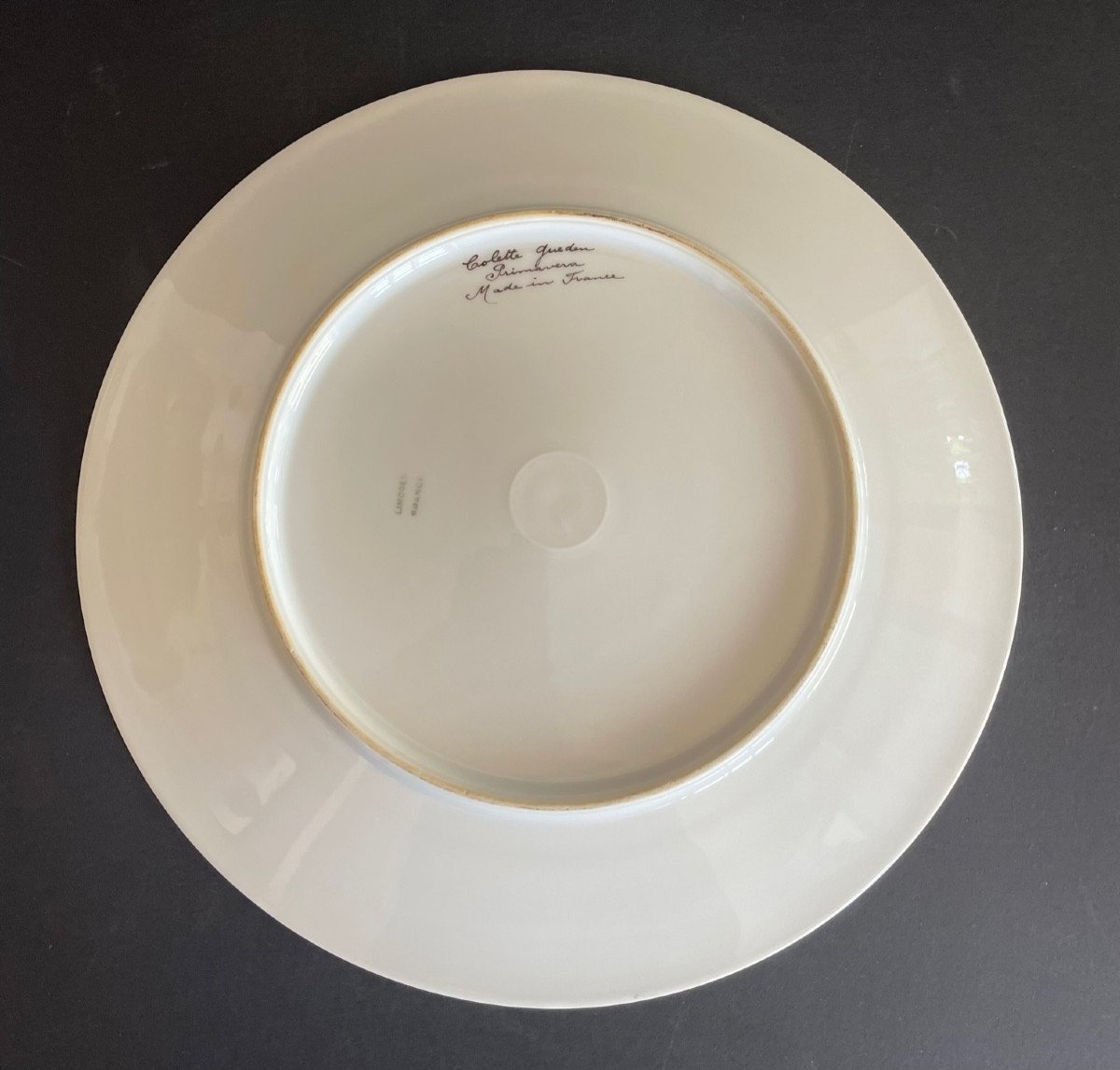 Decorative Plate Colette Guéden For Primavera Limoges-photo-3