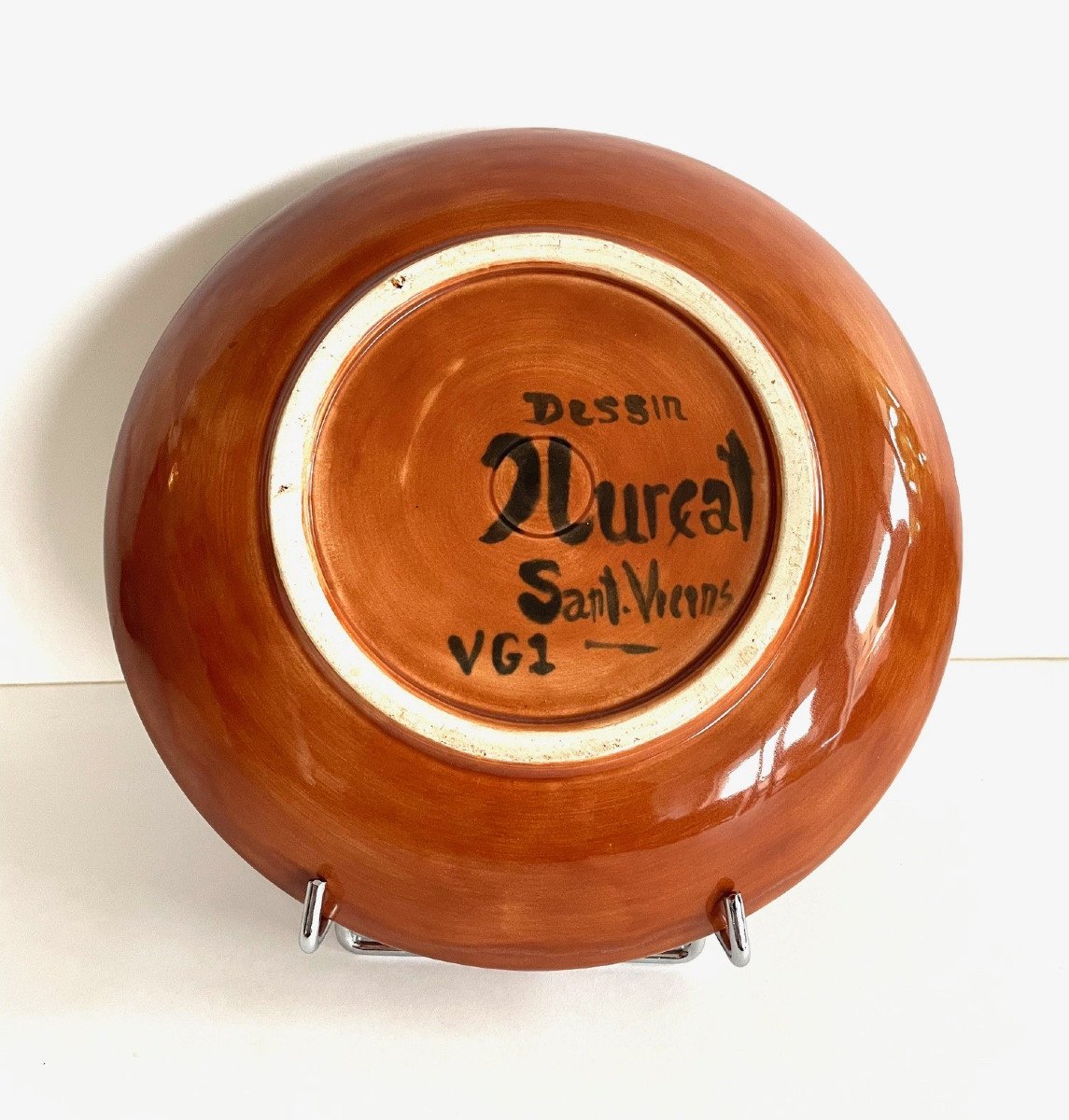 Ceramic Plate By Jean Lurçat Sant Vicens 60s-photo-1
