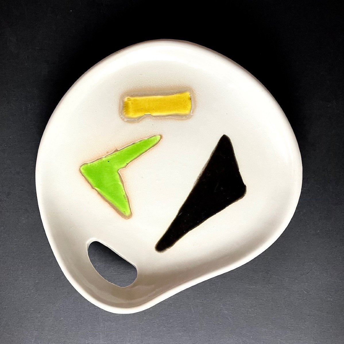 Ceramic Bowl By Peter And Denise Orlando 1950s-photo-2