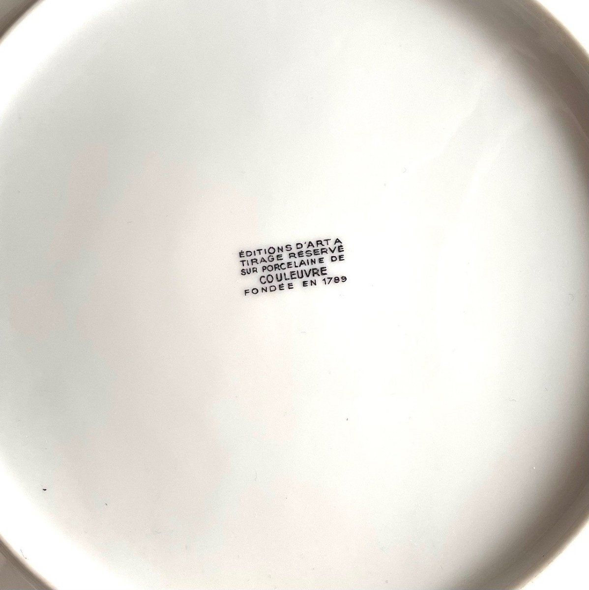 Porcelain Plate Drawing By Jean Cocteau-photo-2