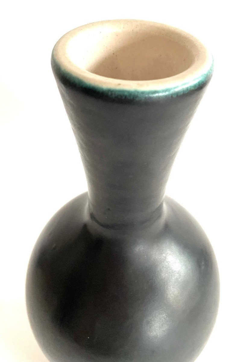 Vase balustre en céramique par Pol Chambost modèle n°1063-photo-2