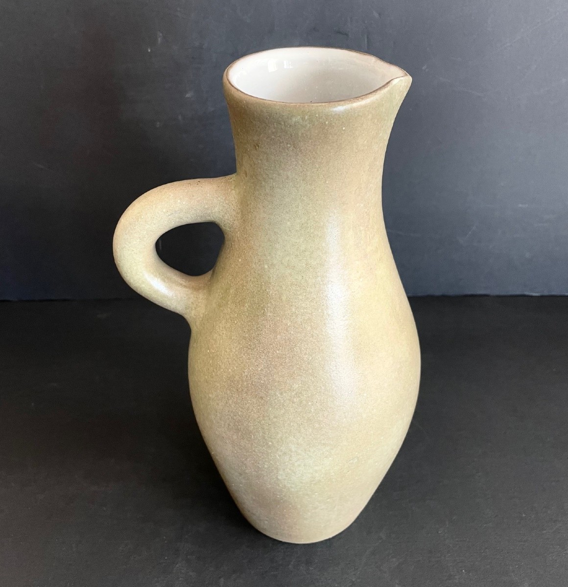 Large Earthenware Pitcher By Jacques Ruelland