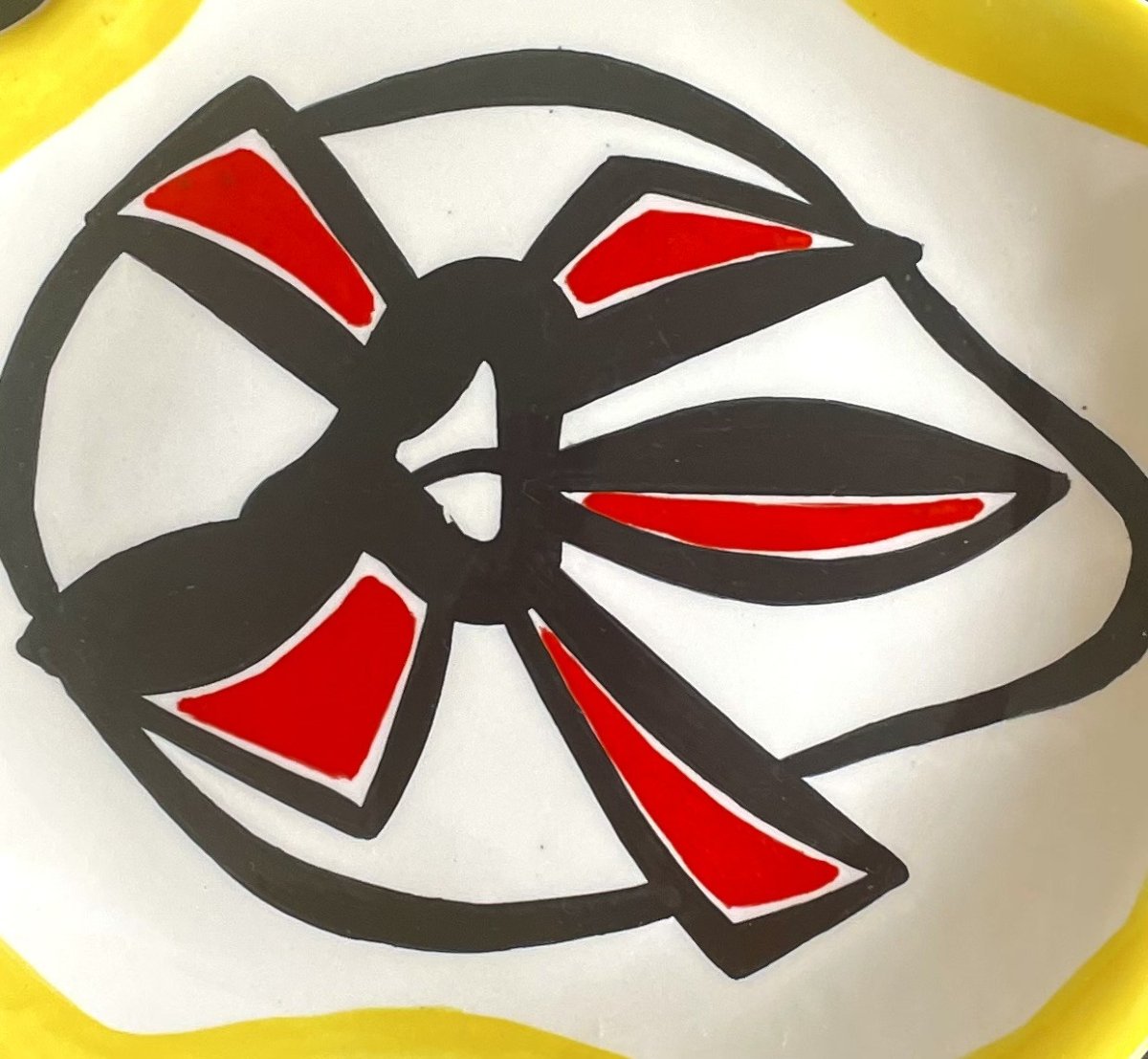 Earthenware Plate By Roland Brice And Fernand Léger Biot-photo-3