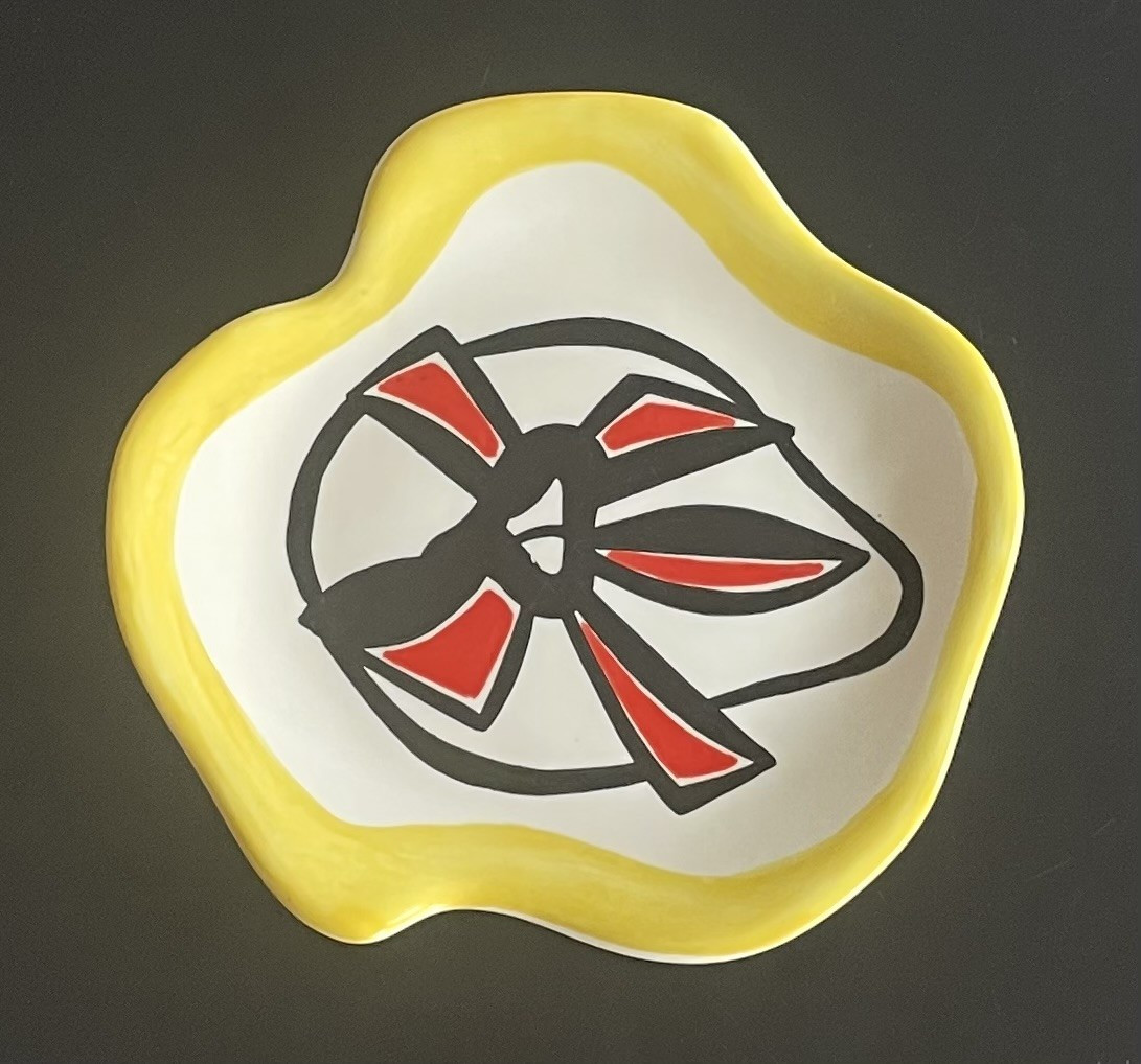 Earthenware Plate By Roland Brice And Fernand Léger Biot