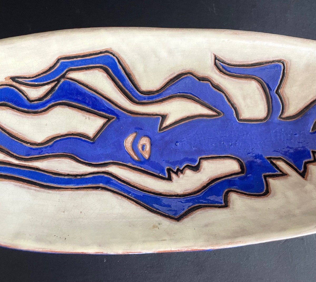 Large Earthenware Cup, Design By Jean Lurçat Sant Vicens-photo-4