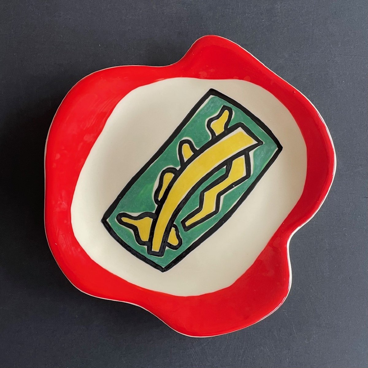 Earthenware Plate By Roland Brice And Fernand Léger Biot-photo-2