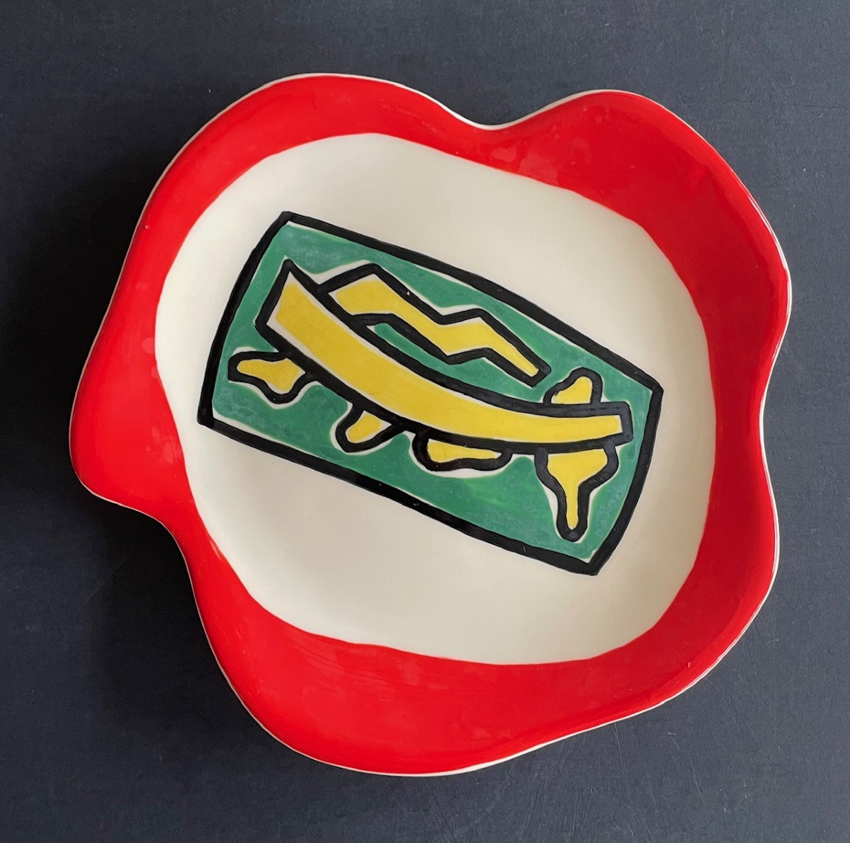 Earthenware Plate By Roland Brice And Fernand Léger Biot