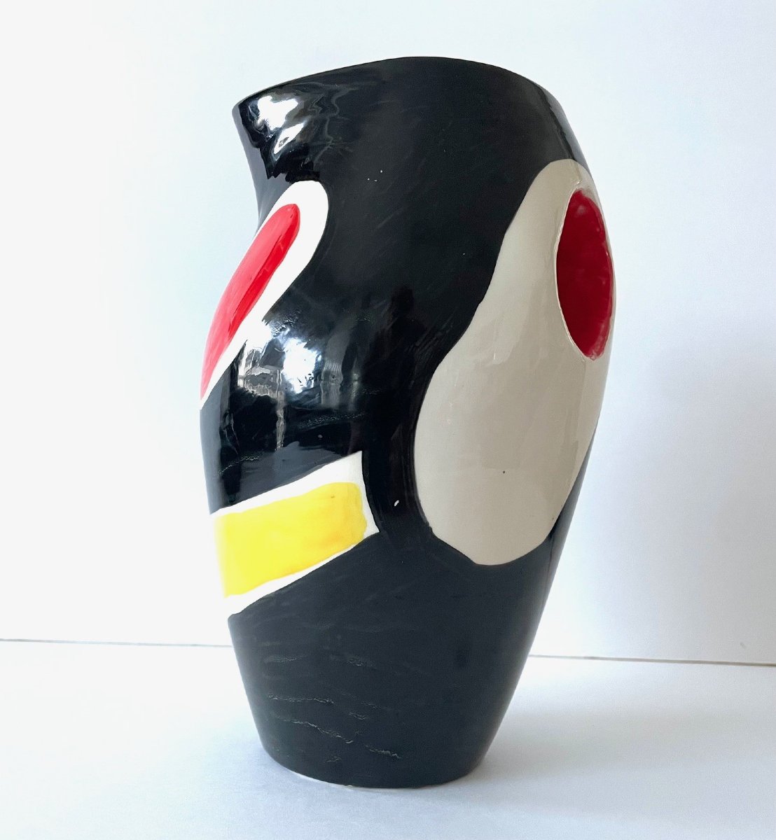 Vase pichet en faïence par Roland Brice et Fernand Léger-photo-3