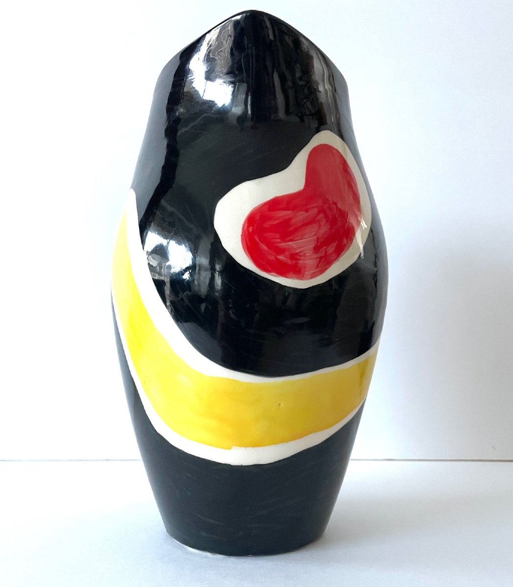 Vase pichet en faïence par Roland Brice et Fernand Léger-photo-4