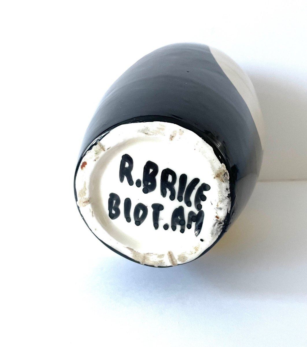 Vase pichet en faïence par Roland Brice et Fernand Léger-photo-4