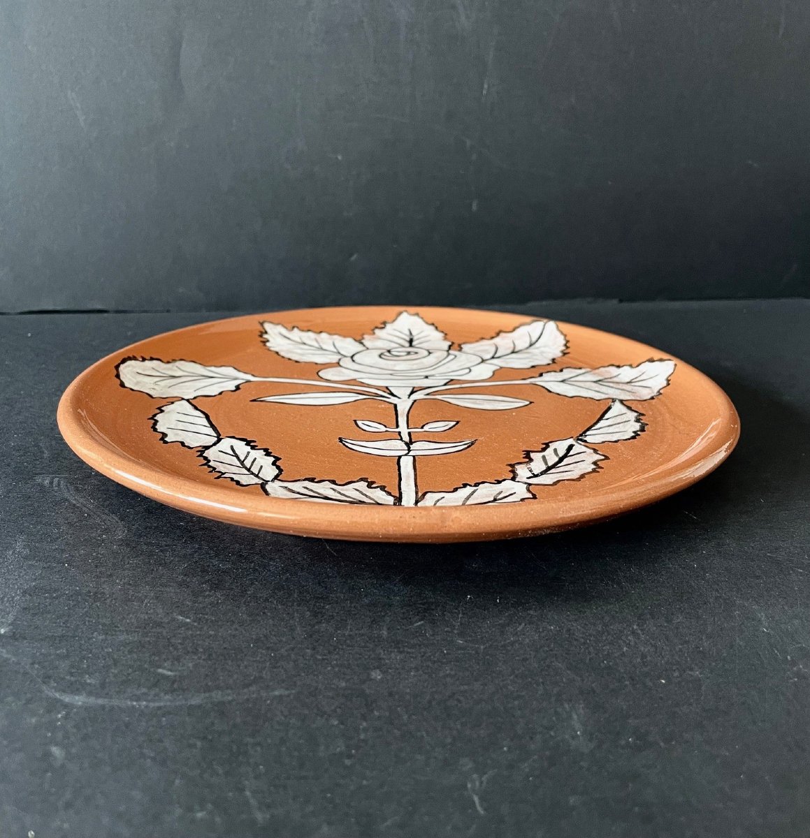 Ceramic Plate By Jean Marais Vallauris-photo-1
