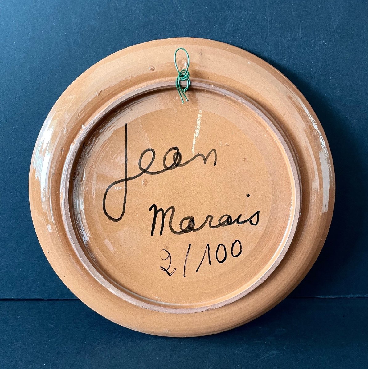 Ceramic Plate By Jean Marais Vallauris-photo-2
