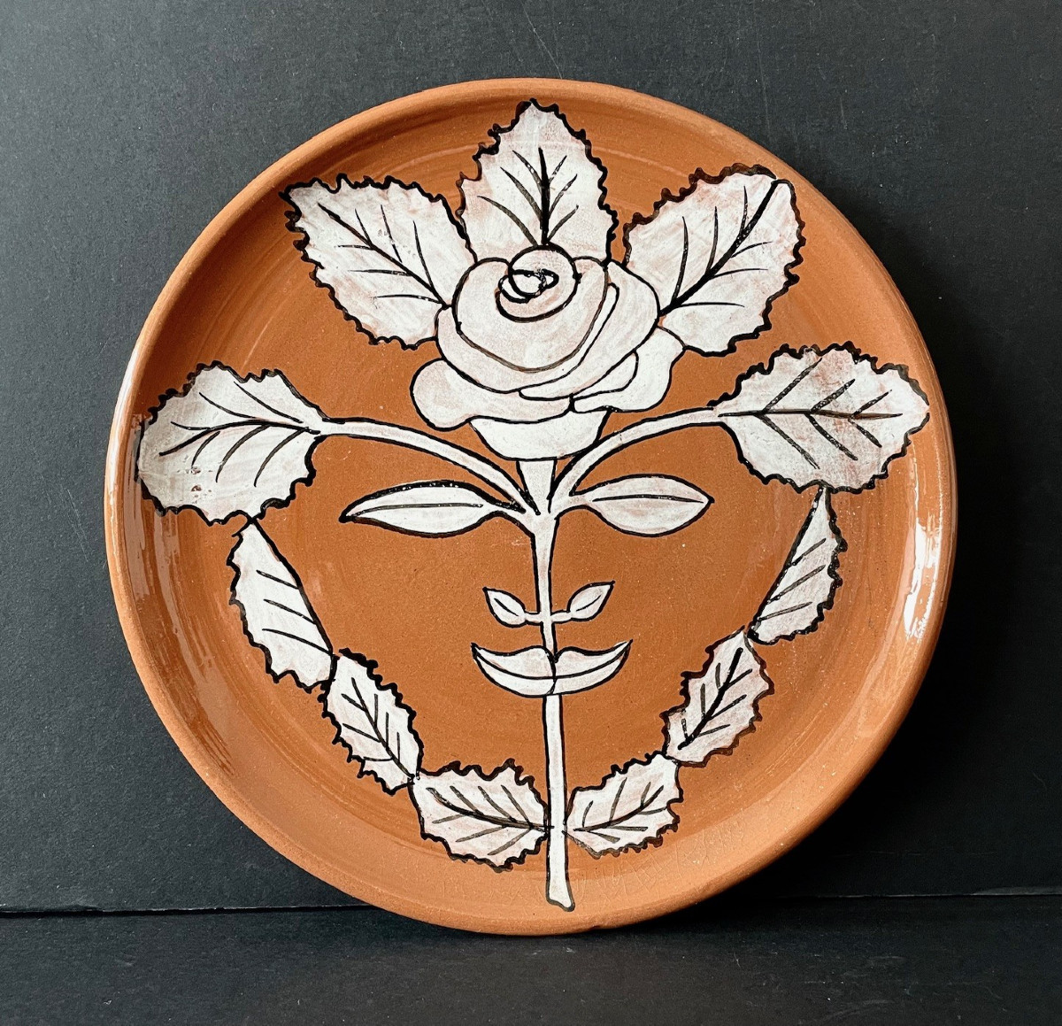 Ceramic Plate By Jean Marais Vallauris